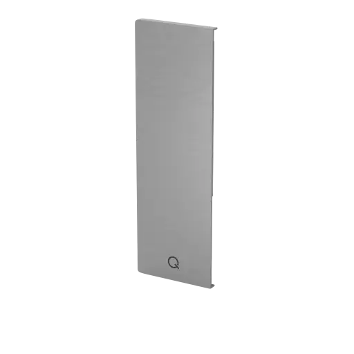 [168242-02-00] Embout, Easy Glass Smart "Y", montage latéral; 168242-02-00; droite, aluminium, brut (16673503300)