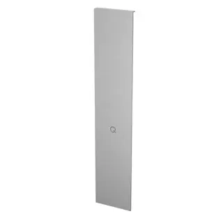Embout, Easy Glass Smart "Y", montage latéral; 168243-42-18; , pour escaliers, pour habillage, installation par clipsage, droite, aluminium, brossé