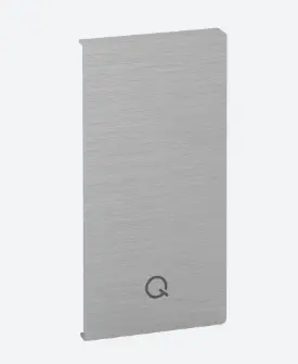 [168232-01-00] Embout, Easy Glass Smart, montage latéral; 168232-01-00; gauche, aluminium, brut (16673403100)