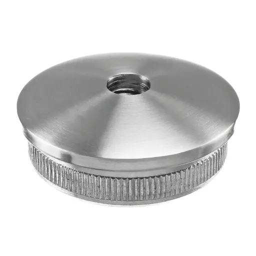 [135735-242] Embout, Easy Hit, arrondi, filetage M10; 135735-242; pour tube Ø42,4 mm x 2 mm, inox brossé 304 (13573524212)
