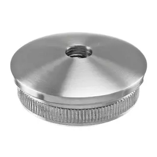 [145735-248] Embout, Easy Hit, arrondi, filetage M10; 145735-248; pour tube Ø48,3 mm x 2 mm, inox brossé 316 (14573524812)