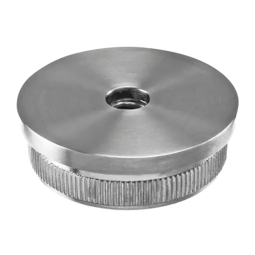 [135736-042] Embout, Easy Hit, plat, filetage M10; 135736-042; pour tube Ø42,4 mm x 2,6 mm, inox brossé 304 (13573604212)