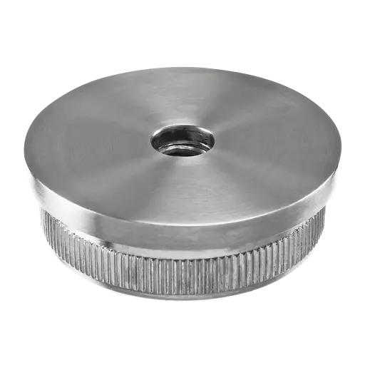 [135736-242] Embout, Easy Hit, plat, filetage M10; 135736-242; pour tube Ø42,4 mm x 2 mm, inox brossé 304 (13573624212)