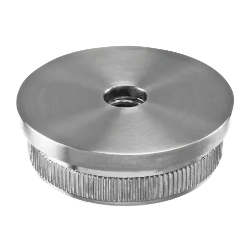 [135736-248] Embout, Easy Hit, plat, filetage M10; 135736-248; pour tube Ø48,3 mm x 2 mm, inox brossé 304 (13573624812)