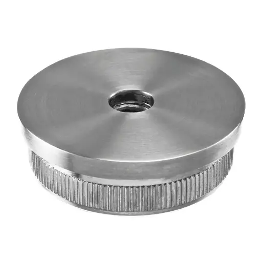 [145736-248] Embout, Easy Hit, plat, filetage M10; 145736-248; pour tube Ø48,3 mm x 2 mm, inox brossé 316 (14573624812)
