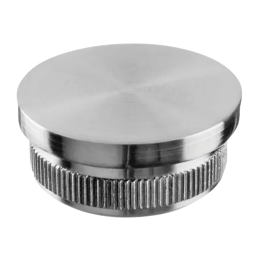 [145732-233-12] Embout, Easy Hit, plat; 145732-233-12; pour tube Ø33,7 mm x 2 mm, inox brossé 316 (14573223312)