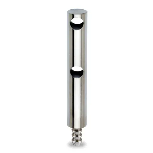 Support double traversant, fixation sur bois Leentje
