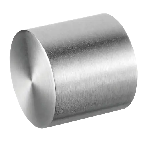 [140735-012-12] Embout, plat; 140735-012-12; pour barre Ø12 mm, inox brossé 316 (14073501212)