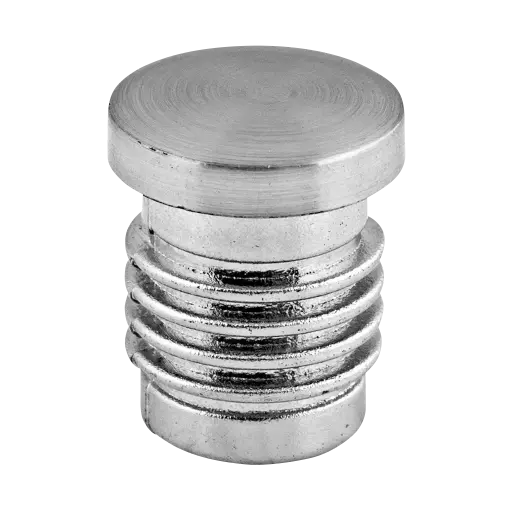 [151759-112] Embout; 151759-112; Ø12 mm x 1 mm, plastique, aspect inox brossé (24572911219)