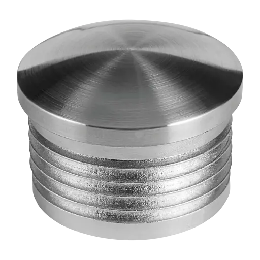 [155729-233] Embout; 155729-233; Ø33,7 mm x 2 mm, plastique, aspect inox brossé (24572923319)