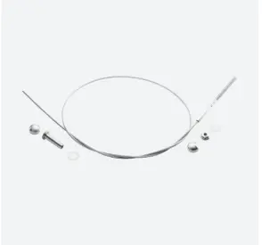 [147901-004-10] Fast Fix kit câble, 10 m, épaisseur=4 mm; 147901-004-10; avec Fast Fix adaptateur, inox brossé 316 (14790110412)