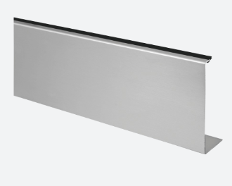 [168235-050-18] Habillage, Easy Glass Smart, montage latéral; 168235-050-18; extérieur, L=5000 mm, aluminium brossé, anodisé (16692053118) - SELL OUT