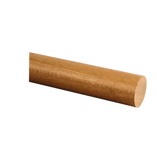 [170950-042-25-43] Main-courante bois, Ø42 mm; 170950-042-25-43; L=2500 mm, chêne, verni (20892504243)