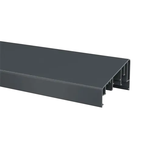 [165953-050-33] Main-courante, 70x39 mm, à clipser, Easy Alu; 165953-050-33; , angle de 15 degrés, L=5000 mm, aluminium, gris anthracite (RAL 7016)