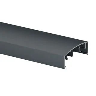 [165950-050-33] Main-courante, Easy Alu, 70x26 mm, à clipser; 165950-050-33; L=5000 mm, aluminium, gris anthracite RAL 7016 (16595057033) - NEW
