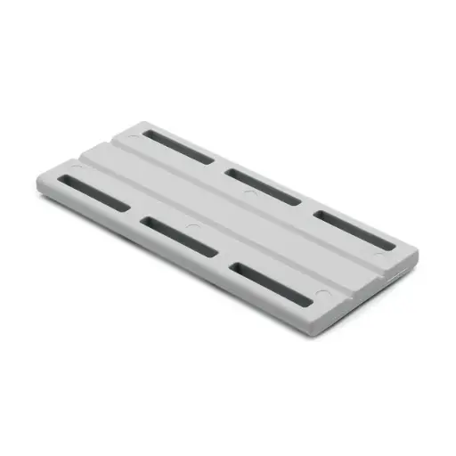 Plaques de serrage pour auvent profilé au mur 1200 Aaike (sachet de 8 pcs)
