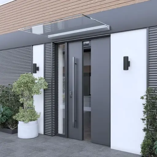 Auvent en verre, autoportant Nane