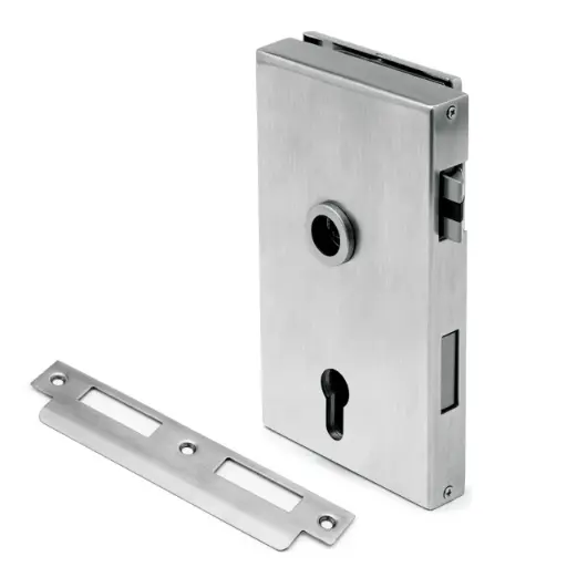 OFFICE Serrure de porte en verre Marelle