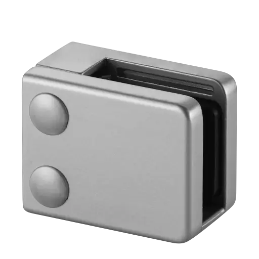 [164200-000-36] Pince á verre, MOD 4200, sans cales; 164200-000-36; , plat, aluminium, blanc aluminium (RAL 9006) - NEW; BLACK LINE