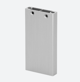 Poteau, Easy Alu, 60x15 mm; 160560-107-00; H=1065 mm, aluminium, brut (16056010700)