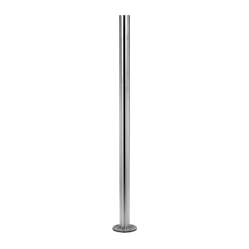 [130912-242-12] Poteau, MOD 0912, Ø42,4 mm x 2 mm; 130912-242-12; H=989 mm, inox brossé 304 (13091224212)