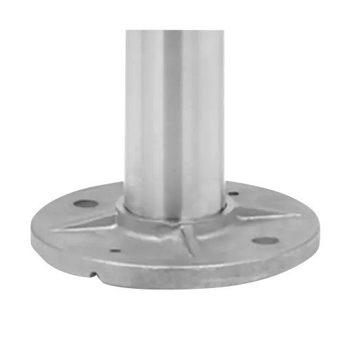 [140944-248-12] Poteau, MOD 0944, Ø42,4 mm x 2 mm; 140944-248-12; H=1150 mm, inox brossé 316 (14094424812)