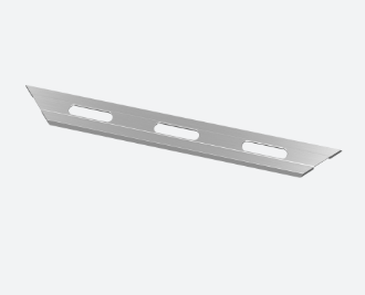[168337-18] Profil de drainage, Easy Glass Smart+, m. latéral; 168337-18; , aluminium, brossé - NEW