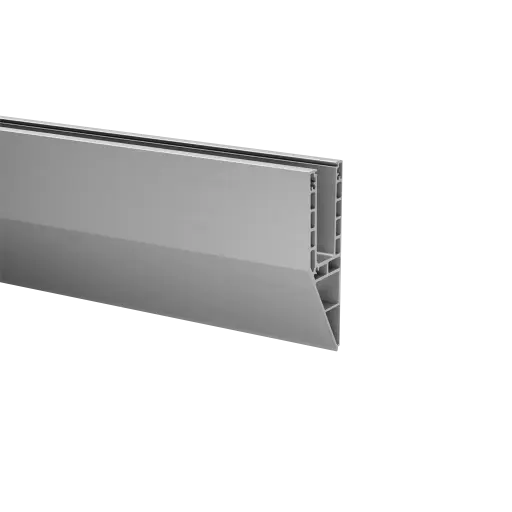 [168240-050-99-18] EG Smart "Y", profil pour montage latéral, L=5000 mm, sans trous pré-percés, aluminium, brossé, anodisé 25µm