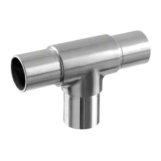 [130307-233-12] Raccord "T"; 130307-233-12; tube Ø33,7 mm x 2 mm, inox brossé 304 (13030723312)