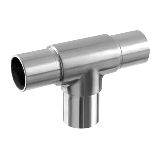 [140307-048-12] Raccord "T"; 140307-048-12; tube Ø48,3 mm x 2,6 mm, inox brossé 316 (14030704812)