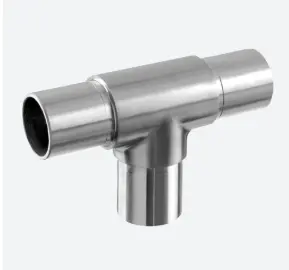 [140307-248-12] Raccord "T"; 140307-248-12; tube Ø48,3 mm x 2 mm, inox brossé 316 (14030724812)