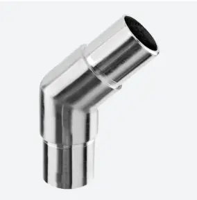 [140300-248-12] Raccord, 45°; 140300-248-12; tube Ø48,3 mm x 2 mm, inox brossé 316 (14030024812)