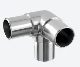 [140304-248-12] Raccord, 90°, + 1 départ 90°; 140304-248-12; tube Ø48,3 mm x 2 mm, inox brossé 316 (14030424812)