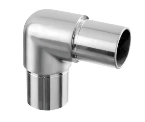 [130303-048-12] Raccord, 90°, arrondi; 130303-048-12; tube Ø48,3 mm x 2,6 mm, inox brossé 304 (13030304812)