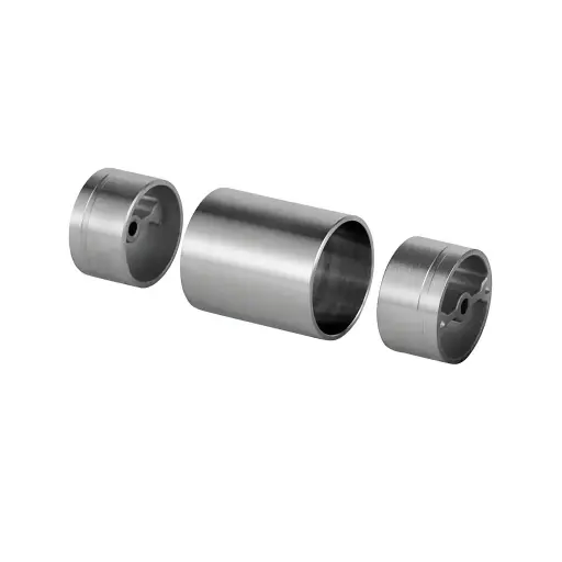 [180793-042] Raccord, incl. 2 adpatateurs; 180793-042; main-courante bois Ø42 mm, inox brossé 316 (22079004212)