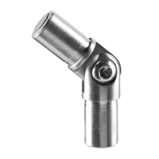[131302-016-12] Raccord, orientable, (- 90° à + 90°); 131302-016-12; tube Ø16 mm x 1 mm, inox brossé 304 (13030201612)