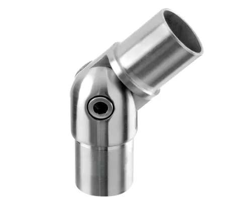 [140302-233-12] Raccord, orientable, (- 90° à + 90°); 140302-233-12; tube Ø33,7 mm x 2 mm, inox brossé 316 (14030223312)
