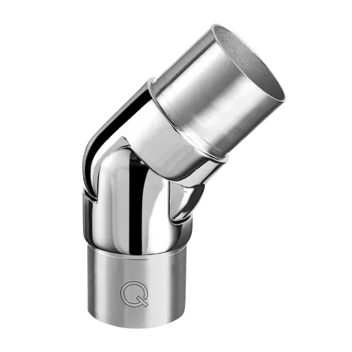[140312-242-10] Raccord, orientable, (0°-70°); 140312-242-10; tube Ø42,4 mm x 2 mm, inox poli 316 (14031224210)