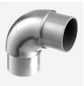 [140791-242-12] Raccord, orientable, (0°-90°); 140791-242-12; tube Ø42,4 mm x 2 mm, inox brossé 316 (14079124212)