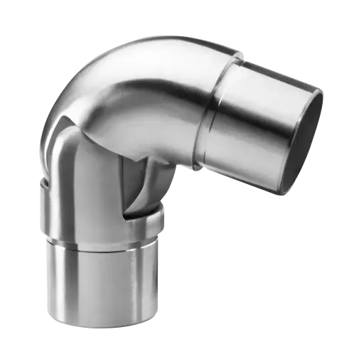 [140319-242-12] Raccord, orientable, (40°-70°); 140319-242-12; tube Ø42,4 mm x 2 mm, inox brossé 316 (14031924212)