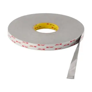 [201361-012] Ruban adhésif double face pour edge protection; 201361-012; Q-111, largeur=12,7 mm, longueur=33 m (19136101200)
