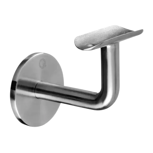 [130111-048-12] Support de main-courante p. mur, filetage M8; 130111-048-12; main-courante Ø48,3 mm, inox brossé 304 (13011104812)