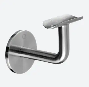 [140111-048-12] Support de main-courante p. mur, filetage M8; 140111-048-12; main-courante Ø48,3 mm, inox brossé 316 (14011104812)