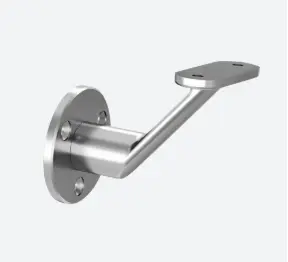 [140126-000-12] Support de main-courante pour mur, MOD 0126; 140126-000-12; main-courante plat, inox brossé 316 (14012600012)