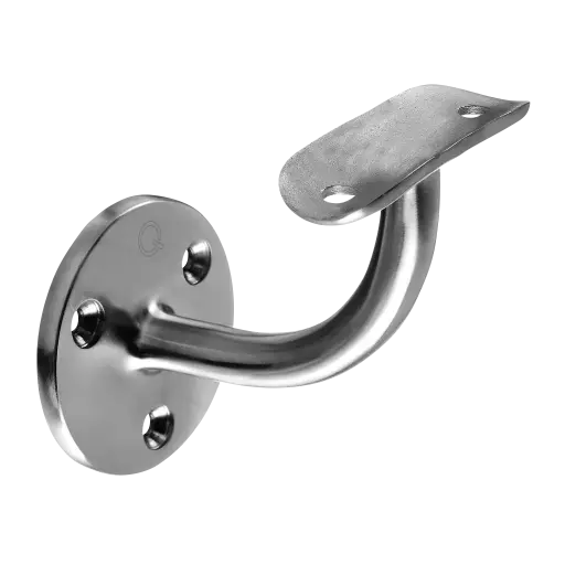 [100112-042] Support de main-courante pour mur; 100112-042; main-courante Ø42,4 mm, zamak, aspect inox brossé (10011204219)
