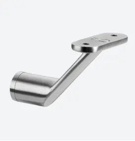 [140123-000-12] Support de main-courante pour tube, MOD 0123; 140123-000-12; plat, main-courante plat, inox brossé 316 (14012300012)