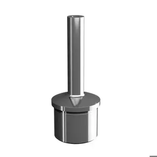[140685-12] Support de main-courante pour tube, filetage M6; 140685-12; , pour balustre poste Ø42,4 mm x 2 mm, acier inoxydable 316, brossé - NEW