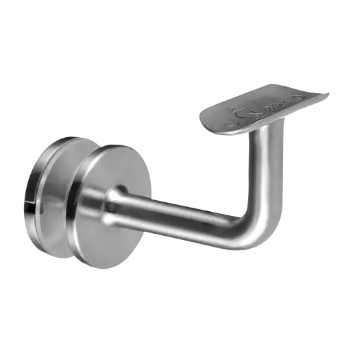[140117-042-12] Support de main-courante pour verre, Ø42,4 mm; 140117-042-12; pour verre 8 - 31,52 mm, inox brossé 316 (14011704212)