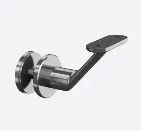 [140129-000-12] Support de main-courante pour verre; 140129-000-12; , main-courante plat, pour verre 12 - 31,52 mm, acier inoxydable 316, brossé - NEW