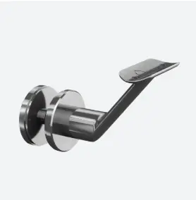 [140129-048-12] Support de main-courante pour verre; 140129-048-12; , main-courante Ø48,3 mm, pour verre 12 - 31,52 mm, acier inoxydable 316, brossé